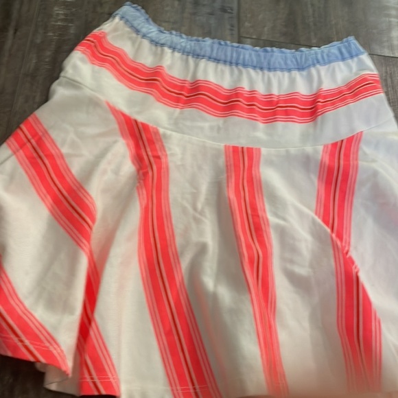 Crewcuts Swing Twirl Stripe Skirt Neon 12 - Picture 2 of 5